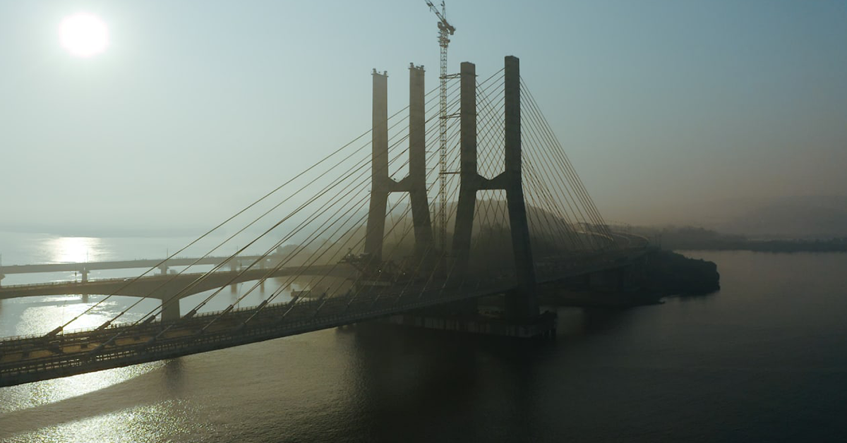 Zuari Bridge, New Zuari Bridge, Goa, Pramod Sawant, Nitin Gadkari, Narendra Modi, Observation Tower, Widest Bridge, Second Longest Bridge, Cable Styled Bridge, Engineering, Engineering Marvel, New India, Infrastructure, Bridge, Roads, Highways, Waterways